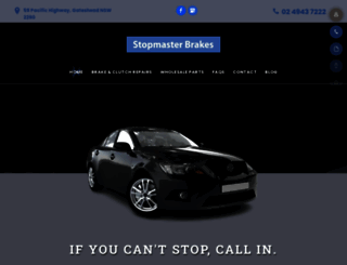 stopmasterbrakes.com.au screenshot