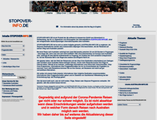stopover-info.de screenshot