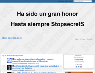 stopsecrets.ning.com screenshot