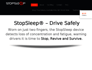 stopsleep.com.au screenshot