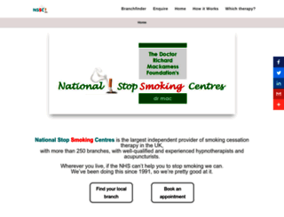 stopsmokingcentres.co.uk screenshot