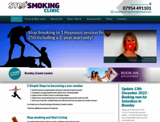 stopsmokingclinic.org.uk screenshot