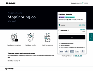 stopsnoring.co screenshot