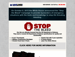 stopthebleedkits.com screenshot
