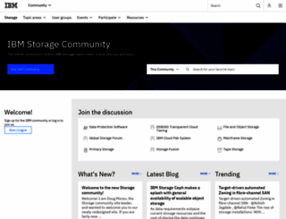 storagecommunity.org screenshot