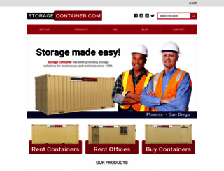 storagecontainer.com screenshot