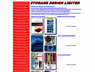 storagedesign-catalogue.com screenshot