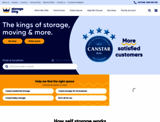 storageking.com.au screenshot