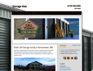 storagemaxduluth.com screenshot