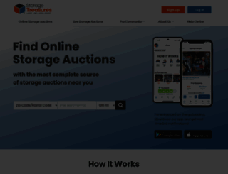 storagetreasures.com screenshot