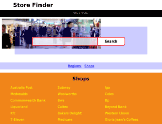 store-finder.com.au screenshot