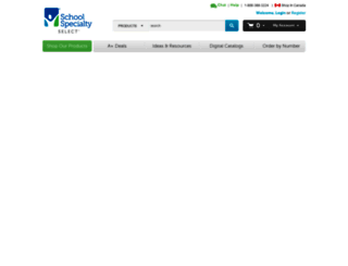 store-test.schoolspecialty.com screenshot