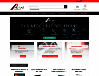store.actualsystemes.com screenshot
