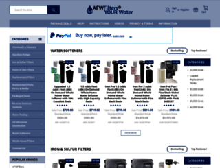 store.afwfilters.com screenshot