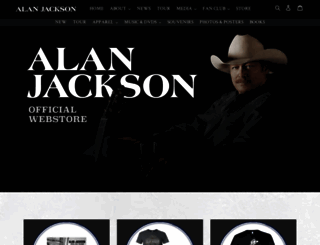 store.alanjackson.com screenshot