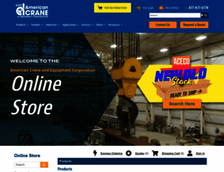 store.americancrane.com screenshot