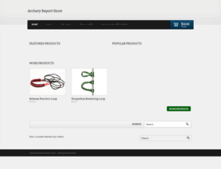 store.archeryreport.com screenshot
