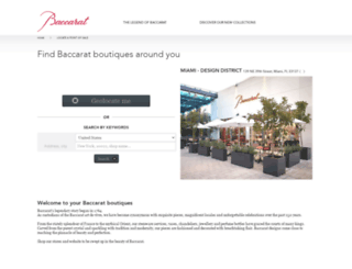 store.baccarat.com screenshot