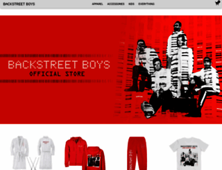store.backstreetboys.com screenshot