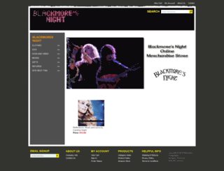 store.blackmoresnight.com screenshot