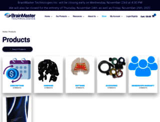store.brainmaster.com screenshot