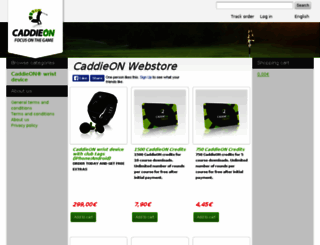 store.caddieon.com screenshot