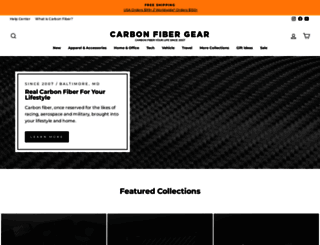 store.carbonfibergear.com screenshot