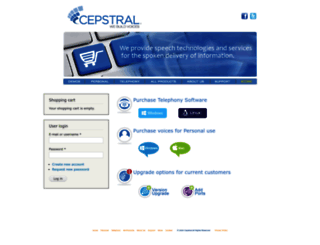 store.cepstral.com screenshot