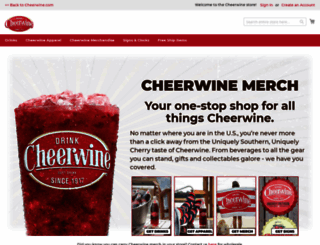 store.cheerwine.com screenshot