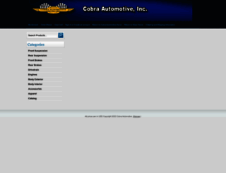 store.cobraautomotive.com screenshot