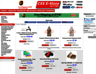 store.commercialscreen.com screenshot