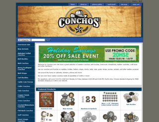 store.conchos.com screenshot