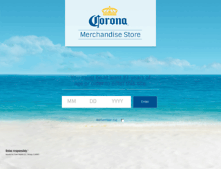store.corona.com screenshot