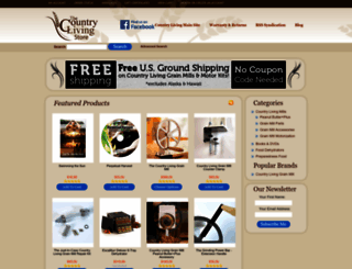 store.countrylivinggrainmills.com screenshot