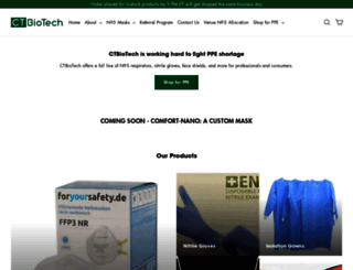 store.ctbiotech.com screenshot