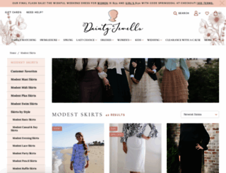 store.daintyjewells.com screenshot