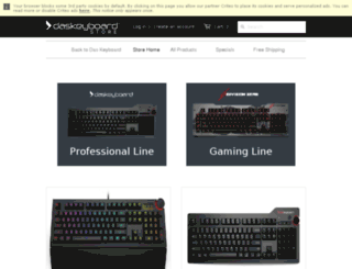 store.daskeyboard.com screenshot