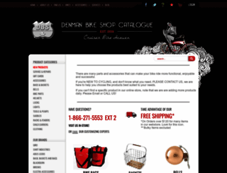 store.denmanbikeshop.com screenshot