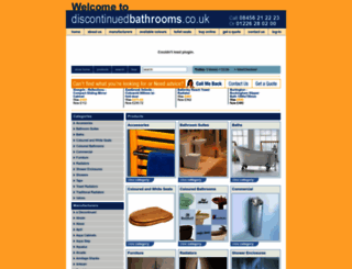 store.discontinuedbathrooms.co.uk screenshot