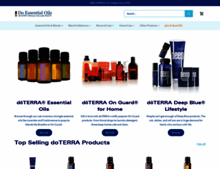 store.do-essential-oils.com screenshot