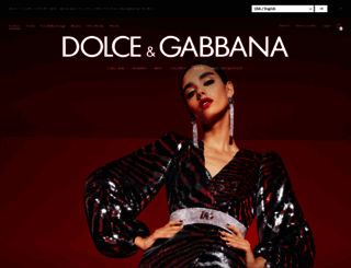 store.dolcegabbana.com screenshot