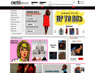 store.dresshead.com screenshot