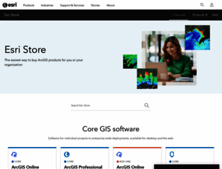store.esri.com screenshot