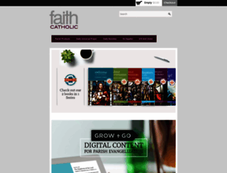 store.faithcatholic.com screenshot
