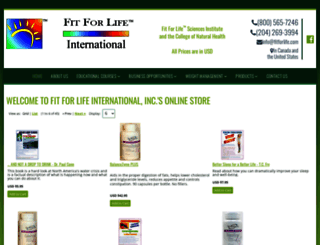 store.fitforlife.com screenshot