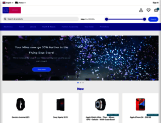 store.flyingblue.com screenshot