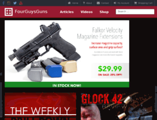 store.fourguysguns.com screenshot