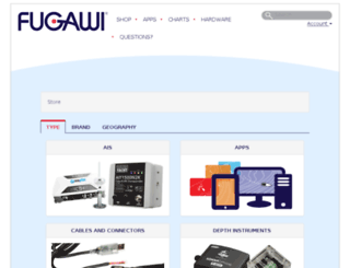 store.fugawi.com screenshot