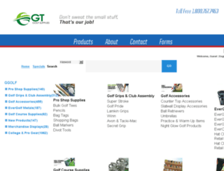 store.ggolf.com screenshot