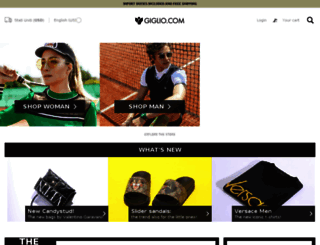 store.giglio.com screenshot